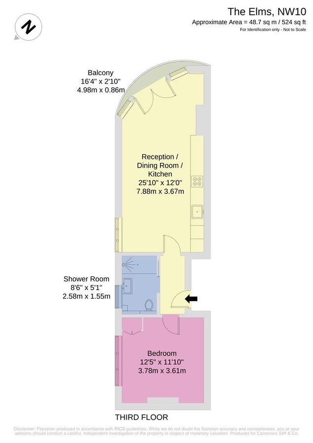 Квартира в Лондоне, Великобритания, 49 м² - фото 11