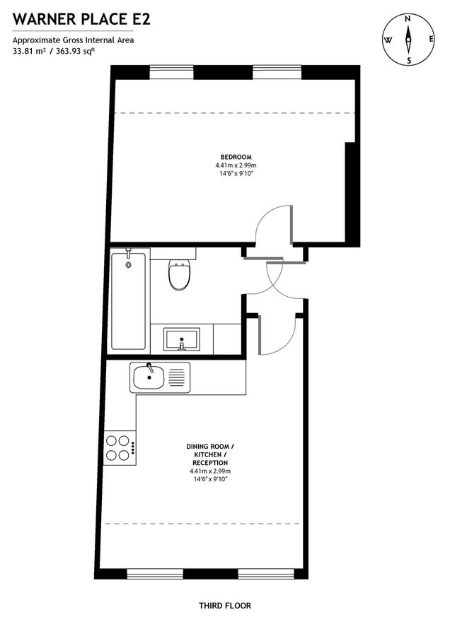 Квартира в Лондоне, Великобритания, 34 м² - фото 14