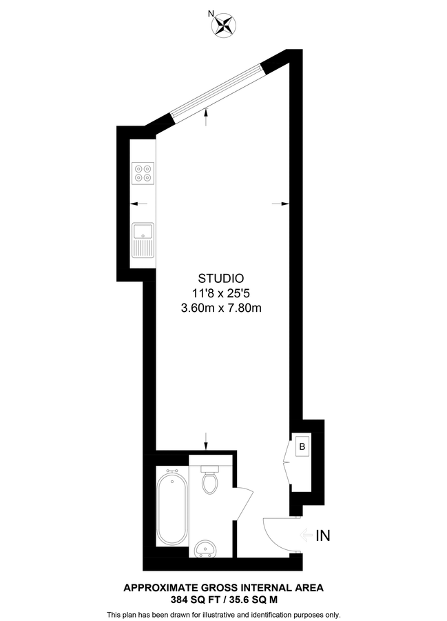 Квартира в Лондоне, Великобритания, 36 м² - фото 15
