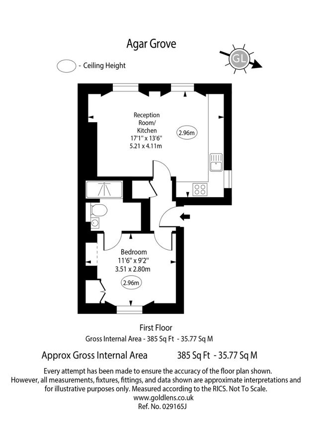Квартира в Лондоне, Великобритания, 36 м² - фото 16