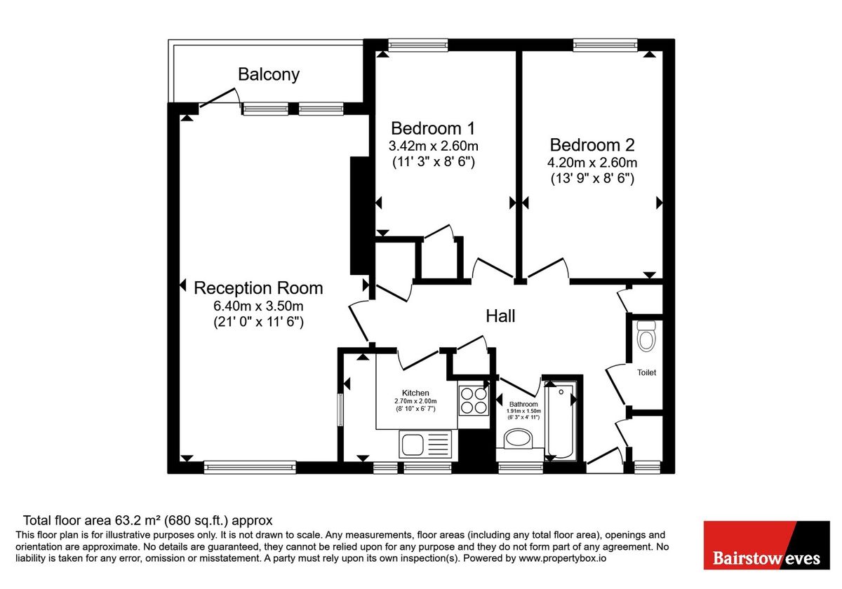 Квартира в Лондоне, Великобритания, 63 м² - фото 17