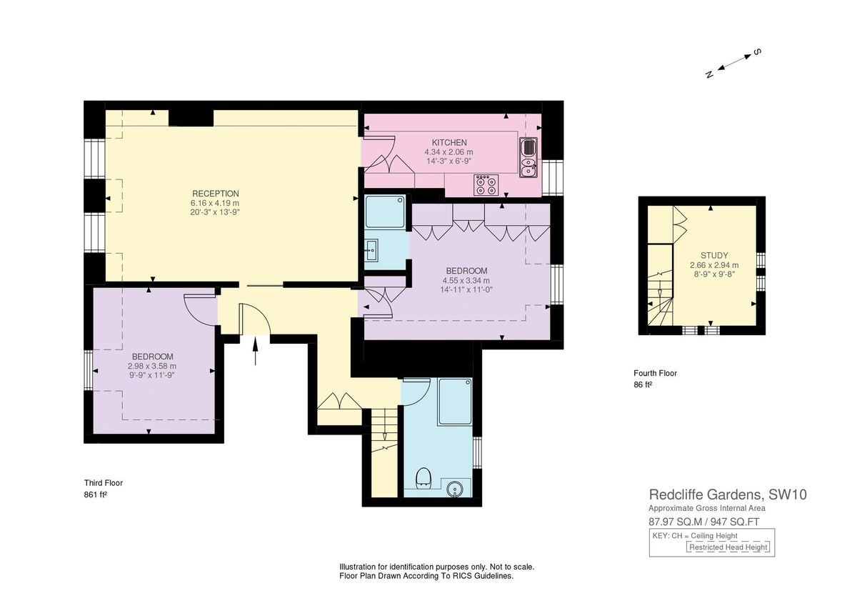 Квартира в Лондоне, Великобритания, 88 м² - фото 19