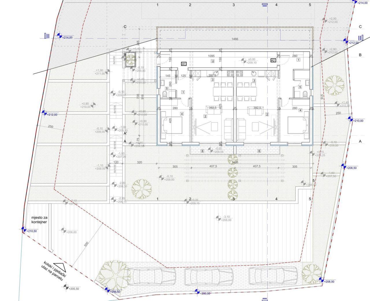 Земля в Будве, Черногория, 882 м² - фото 3
