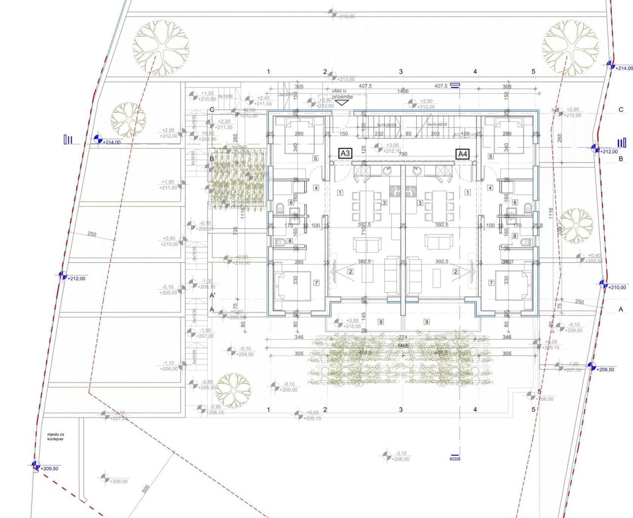 Земля в Будве, Черногория, 882 м² - фото 6