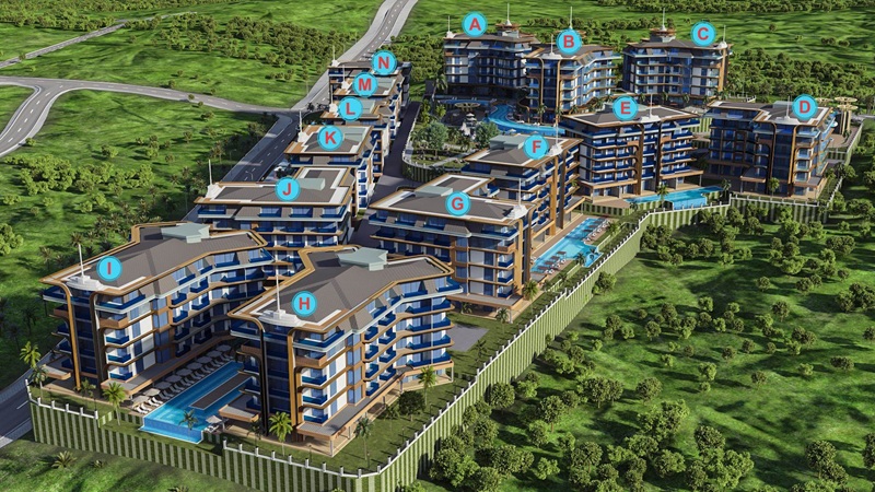 Апартаменты в Кестеле, Турция, 65 м² - фото 11