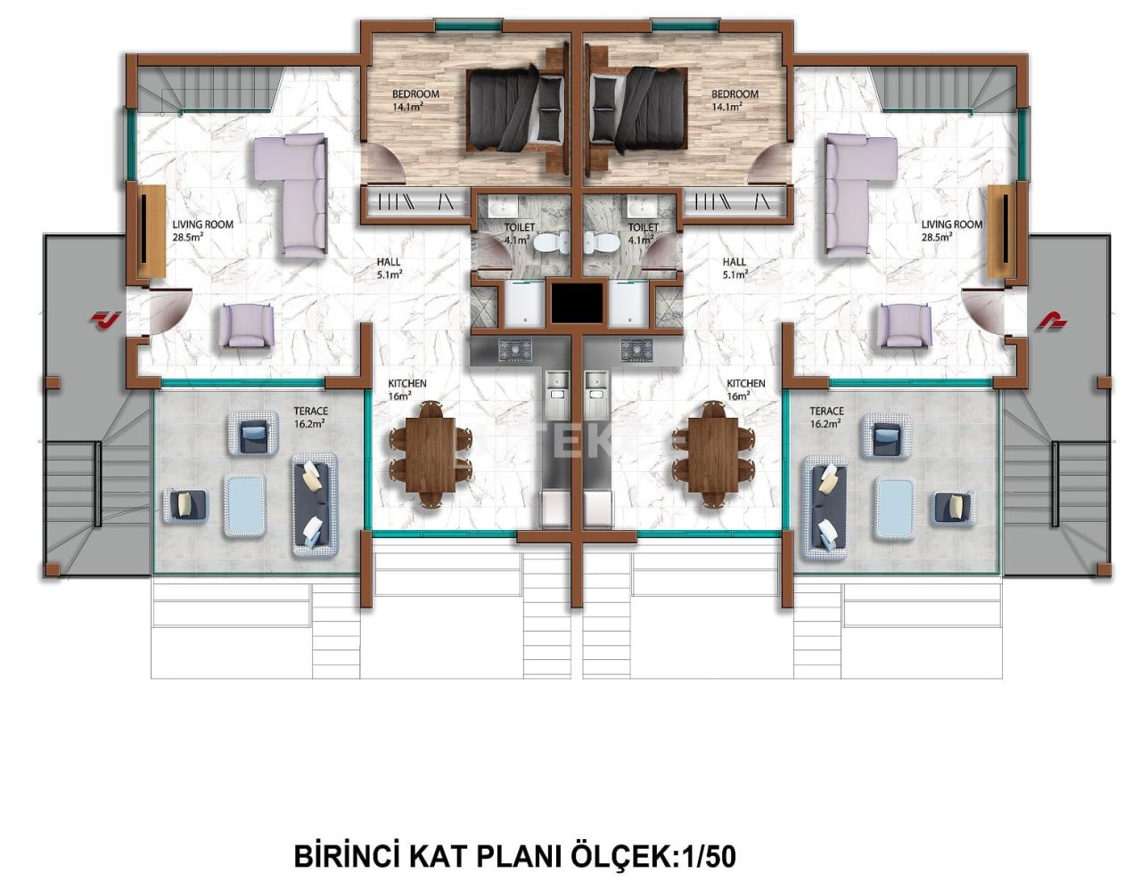 Пентхаус в Кирении, Кипр, 144 м² - фото 10