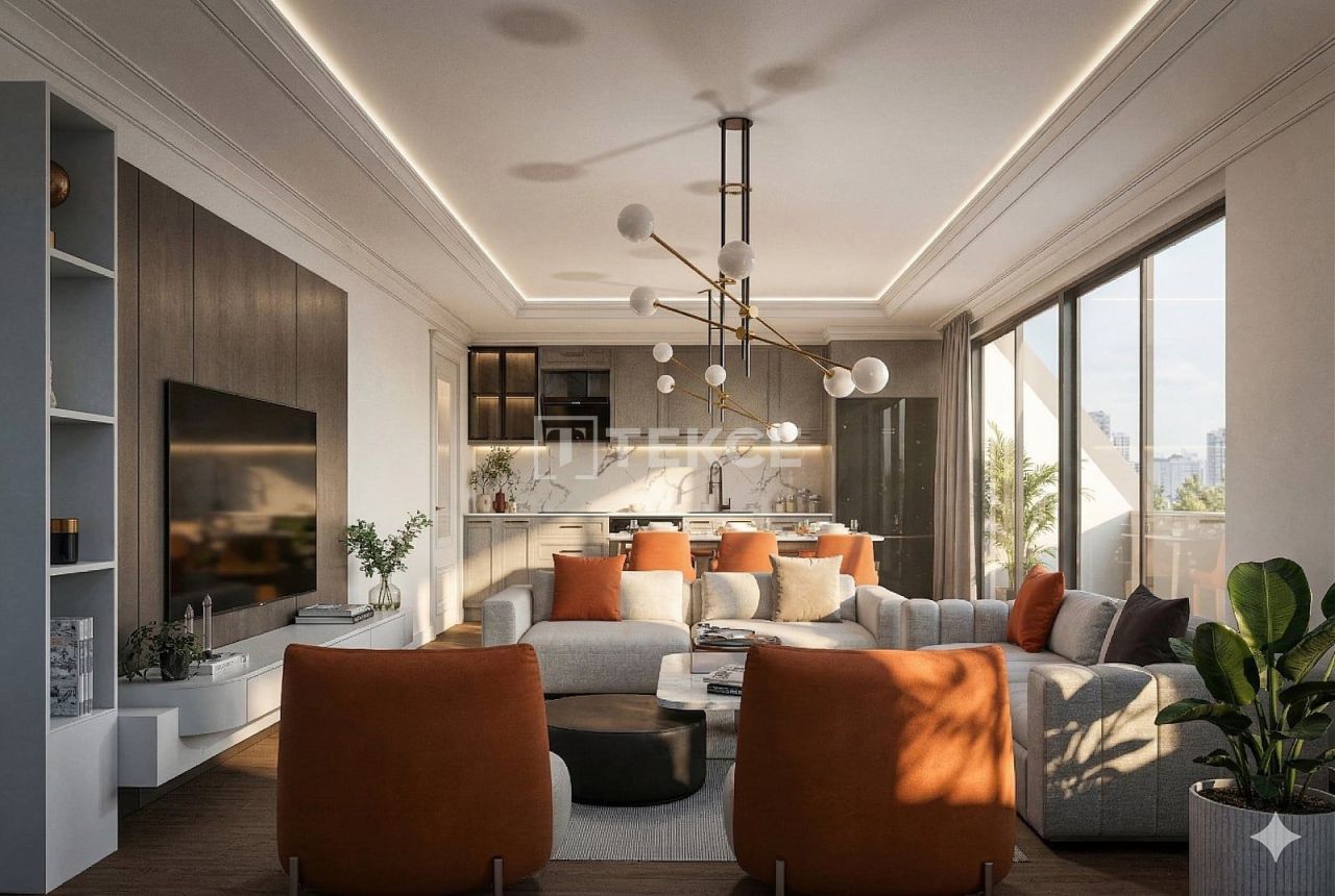 Апартаменты в Алании, Турция, 122 м² - фото 14