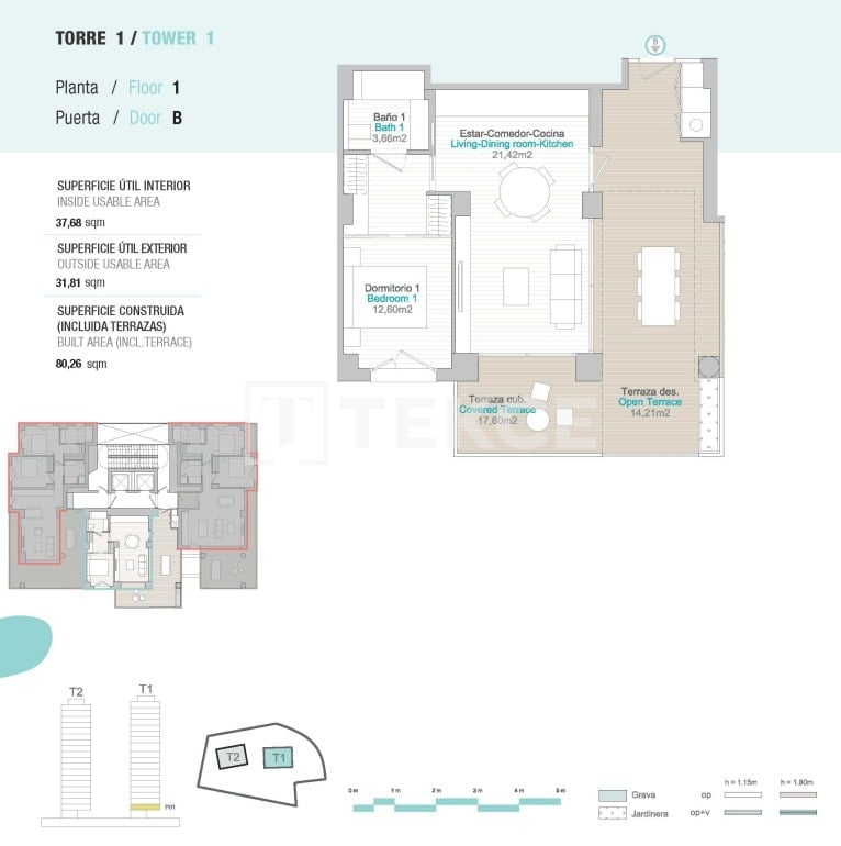 Апартаменты в Кальпе, Испания, 62 м² - фото 17