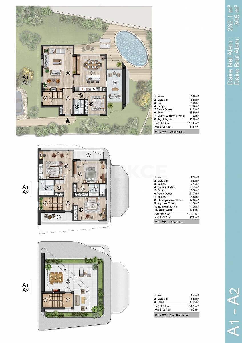 Вилла в Кирении, Кипр, 220 м² - фото 18
