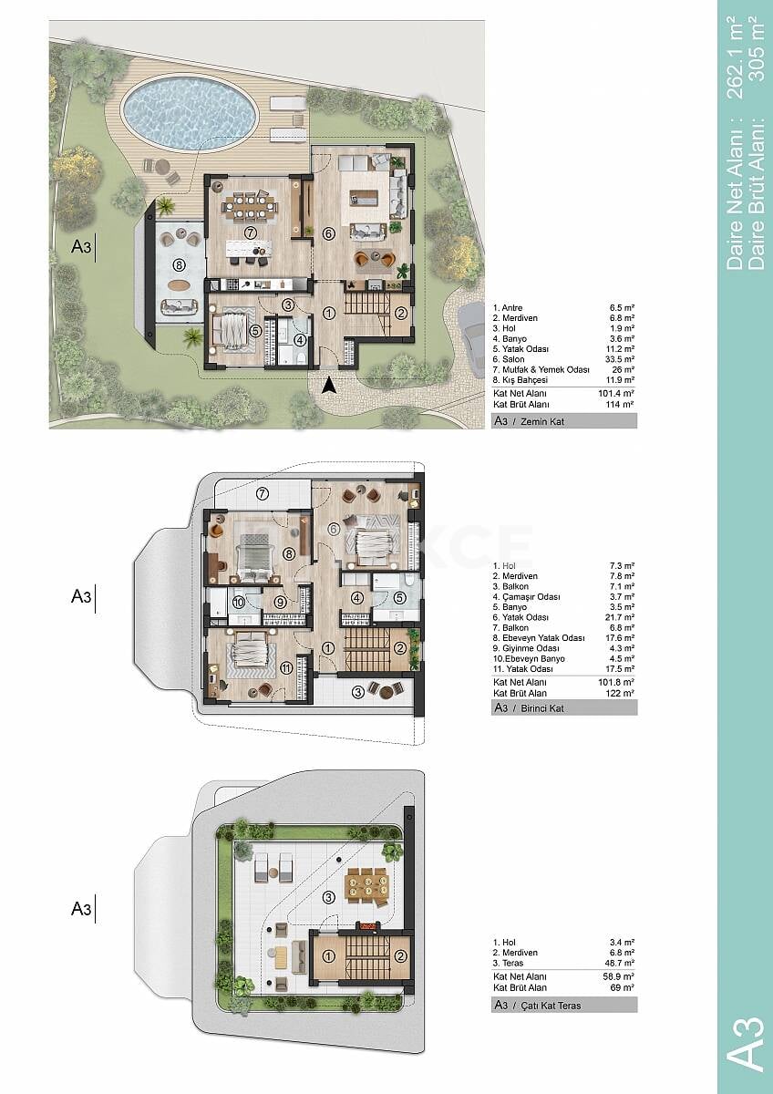 Вилла в Кирении, Кипр, 130 м² - фото 19