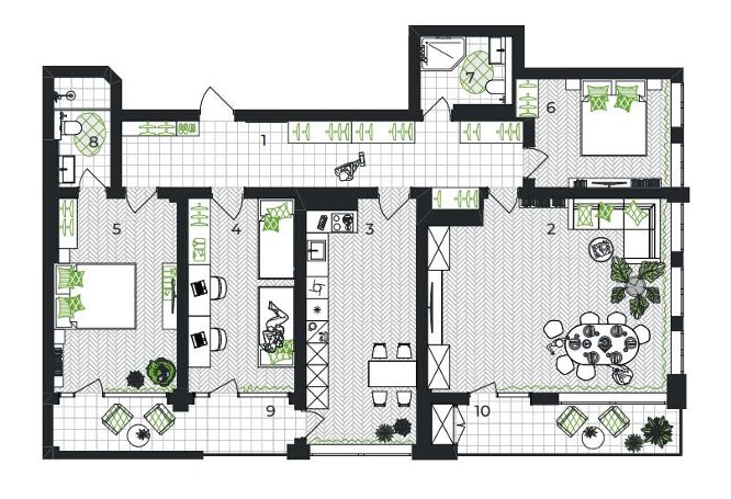 Пентхаус в Гяндже, Азербайджан, 173.85 м² - фото 2