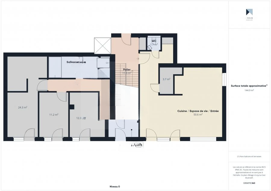 Квартира в Люксембурге, Люксембург, 135 м² - фото 2