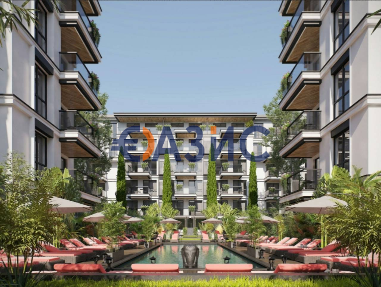 Апартаменты на Солнечном берегу, Болгария, 54.6 м² - фото 11