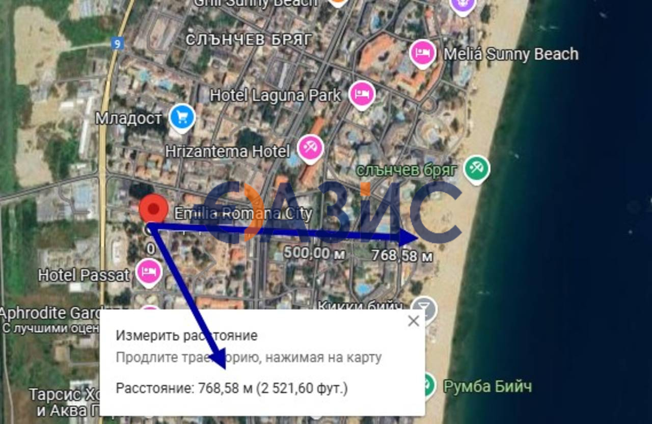 Апартаменты на Солнечном берегу, Болгария, 62 м² - фото 12