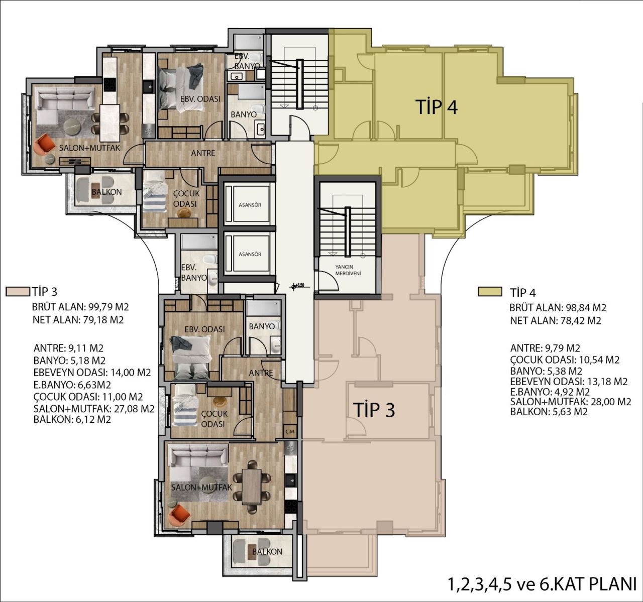 Квартира в Анталии, Турция, 98 м² - фото 1