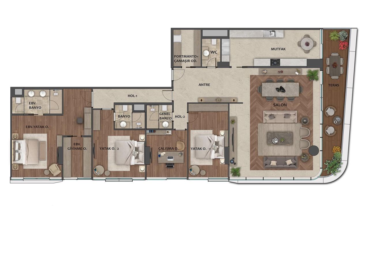 Квартира в Стамбуле, Турция, 43 м² - фото 1