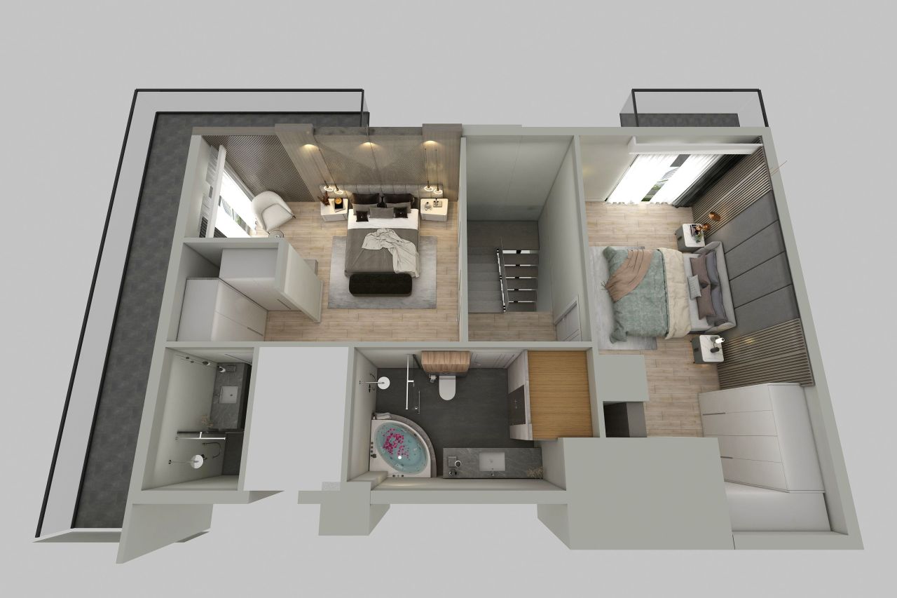 Квартира в Анталии, Турция, 79 м² - фото 2