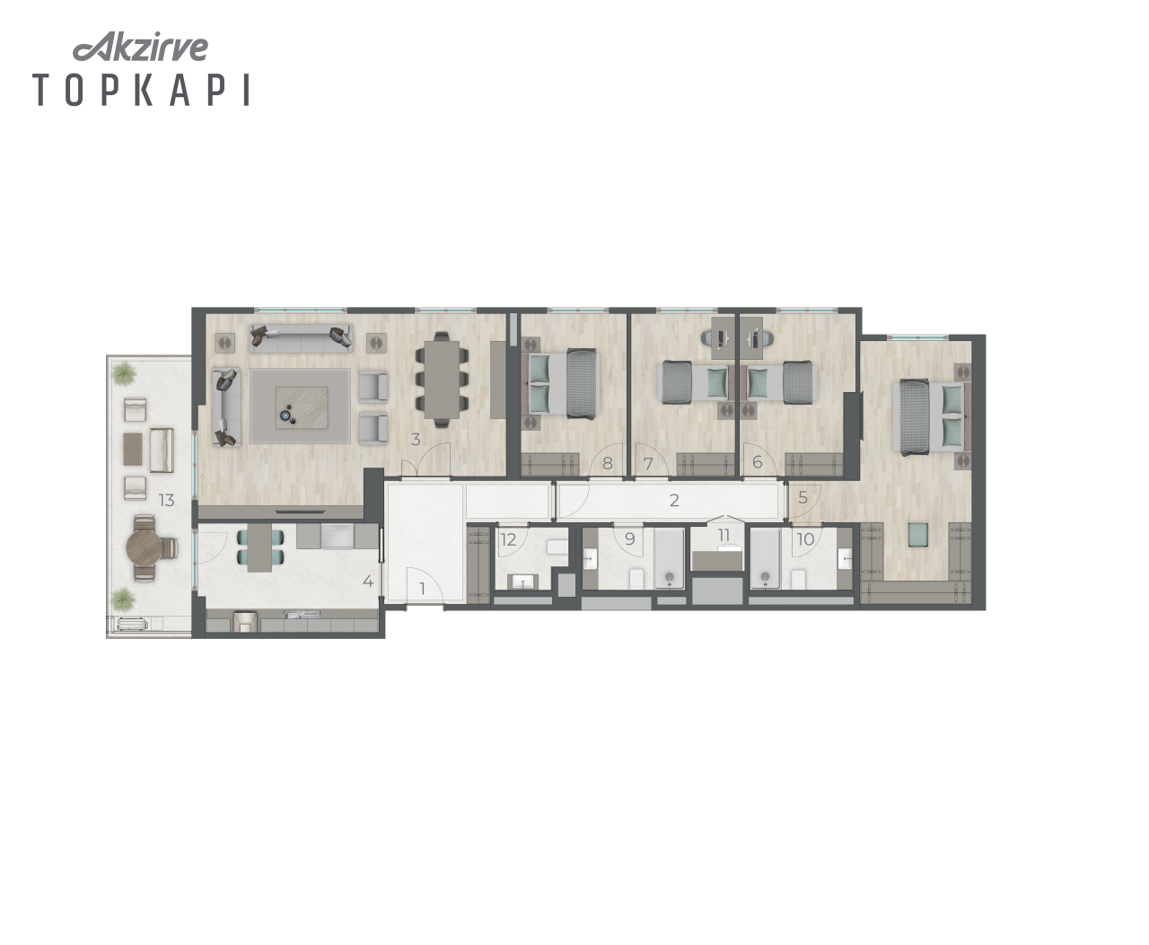 Квартира в Стамбуле, Турция, 51 м² - фото 4