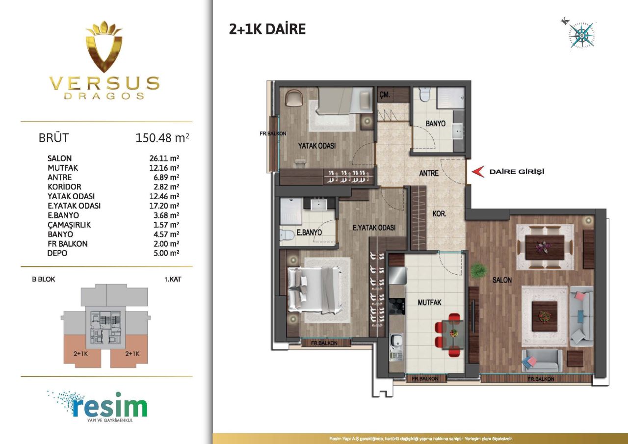 Квартира в Стамбуле, Турция, 42 м² - фото 6