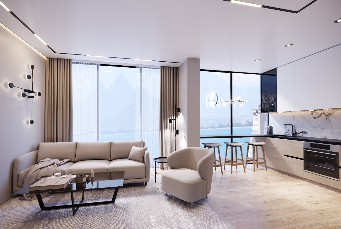 Квартира в Анталии, Турция, 45 м² - фото 9
