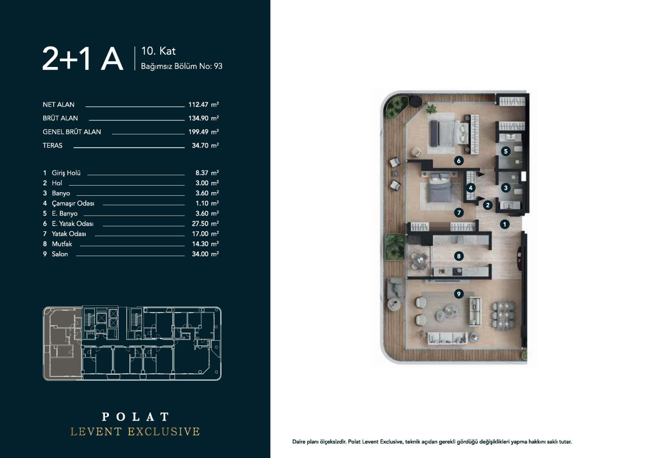 Квартира в Стамбуле, Турция, 87 м² - фото 13