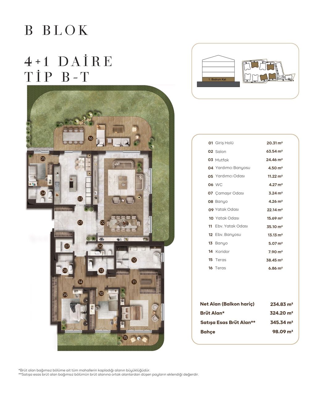 Квартира в Стамбуле, Турция, 225 м² - фото 15