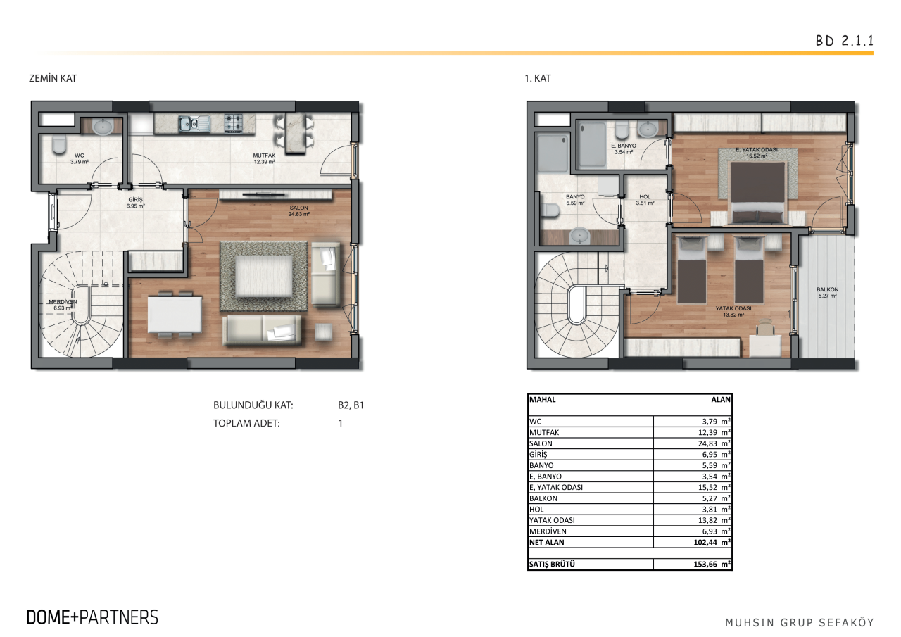 Квартира в Стамбуле, Турция, 82 м² - фото 16
