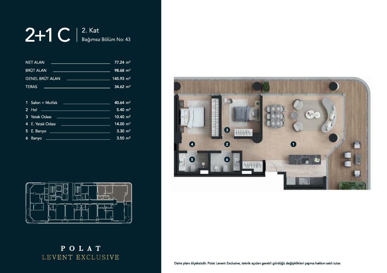 Квартира в Стамбуле, Турция, 87 м² - фото 16