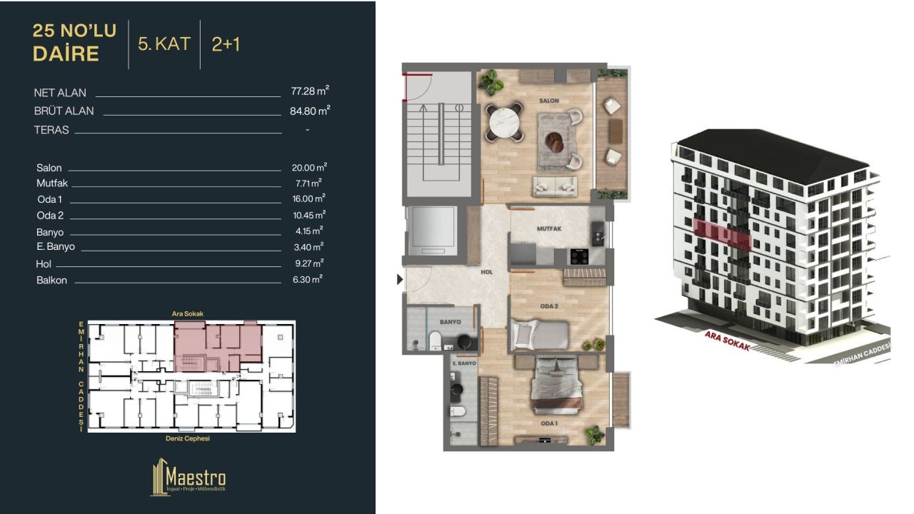 Квартира в Стамбуле, Турция, 68 м² - фото 18