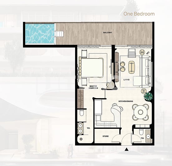 Апартаменты в Дубае, ОАЭ, 85 м² - фото 16