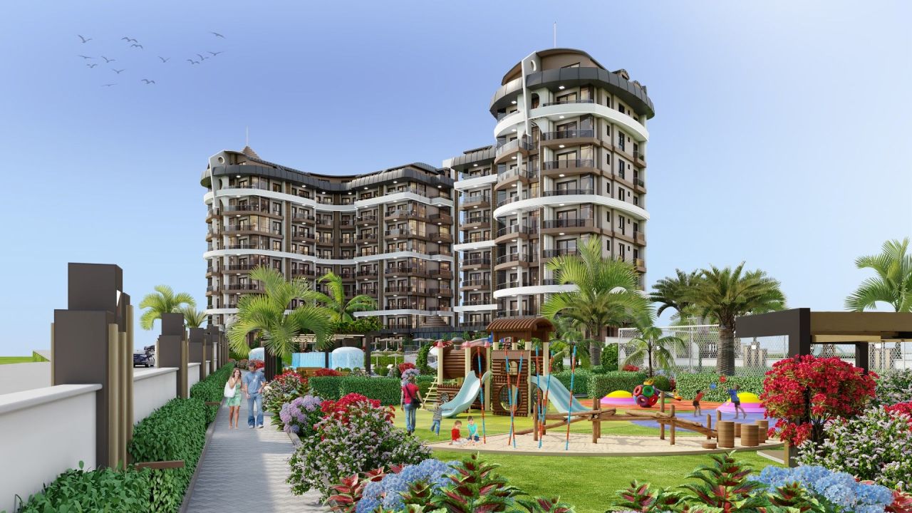 Апартаменты в Алании, Турция, 50 м² - фото 10