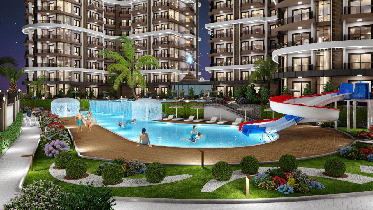 Апартаменты в Алании, Турция, 50 м² - фото 11