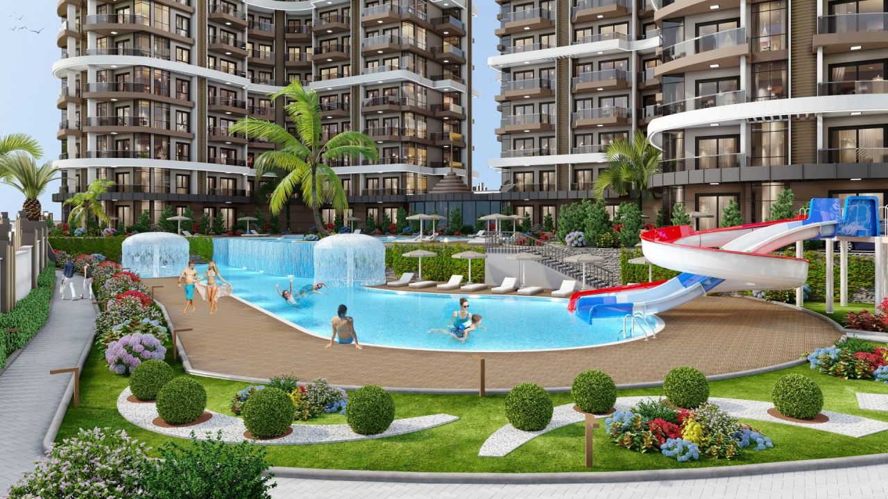 Апартаменты в Алании, Турция, 50 м² - фото 12