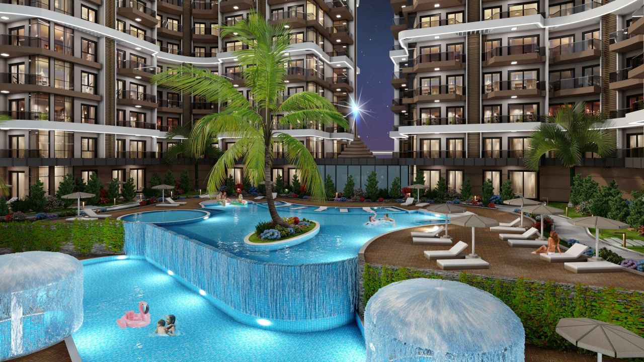 Апартаменты в Алании, Турция, 50 м² - фото 13