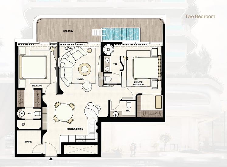 Апартаменты в Дубае, ОАЭ, 156 м² - фото 18
