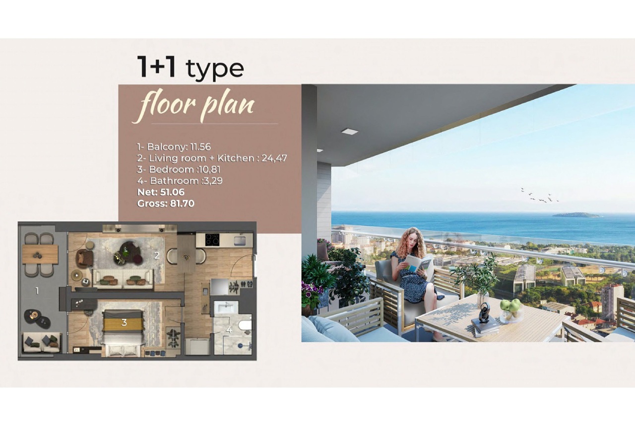 Апартаменты в Стамбуле, Турция, 164 м² - фото 2
