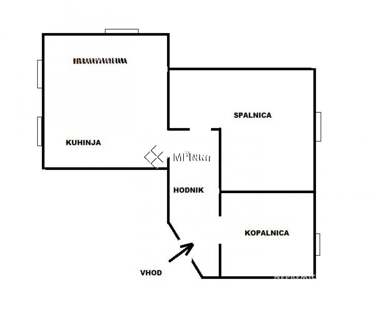 Квартира в Любляне, Словения, 34 м² - фото 1