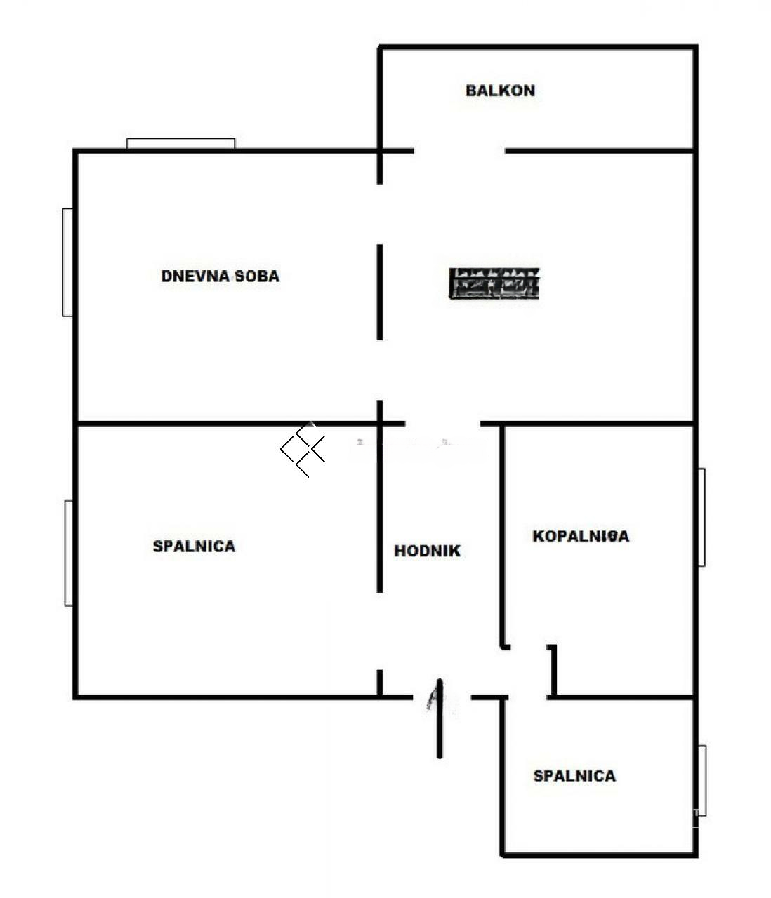 Квартира в Любляне, Словения, 64 м² - фото 1