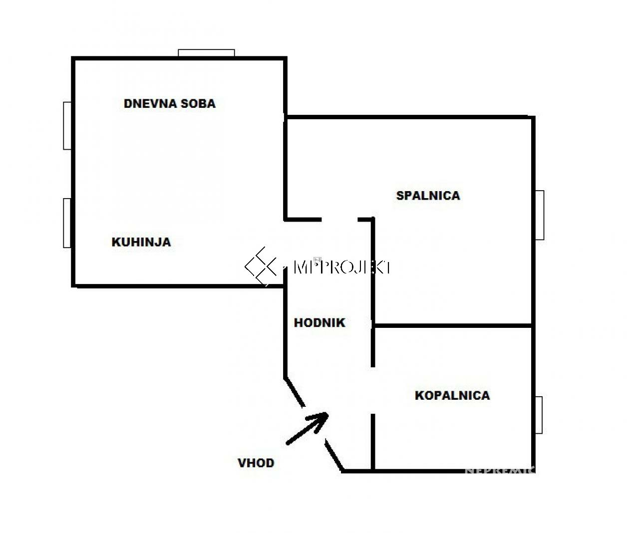 Квартира в Любляне, Словения, 34 м² - фото 2