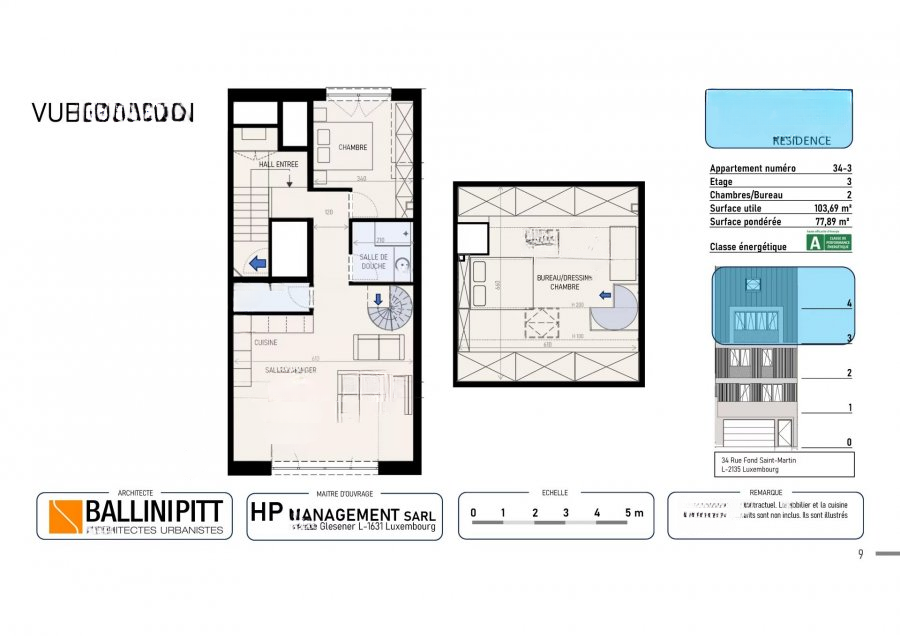 Квартира в Люксембурге, Люксембург, 78 м² - фото 3