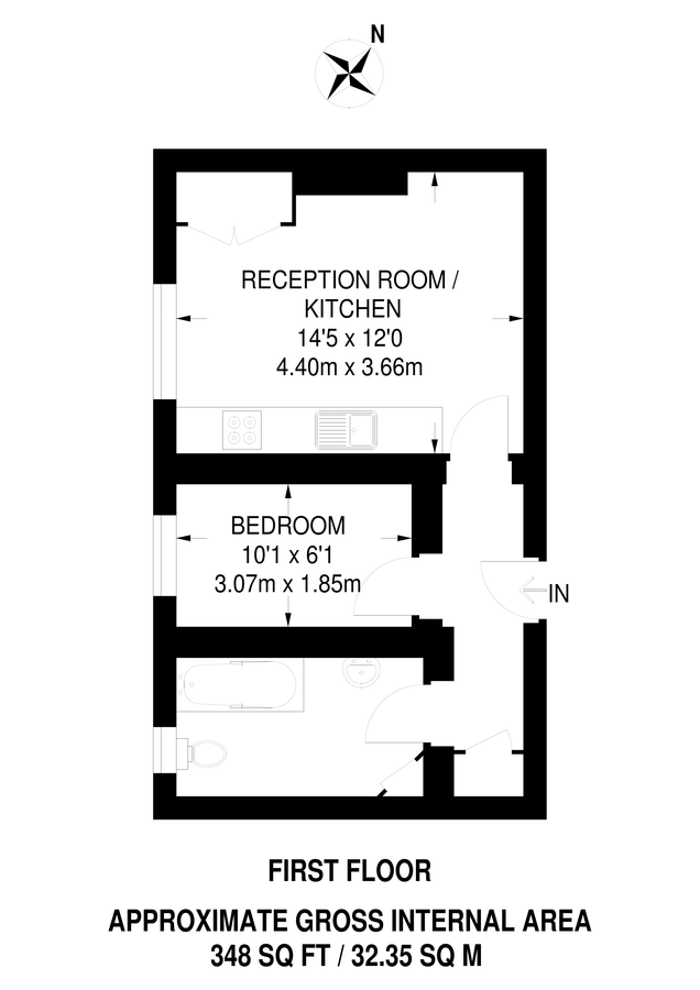 Квартира в Лондоне, Великобритания, 32 м² - фото 5