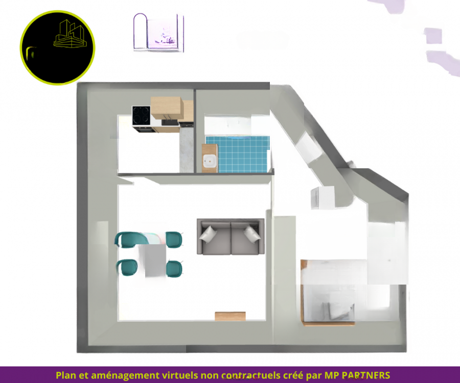 Квартира в Люксембурге, Люксембург, 52 м² - фото 7