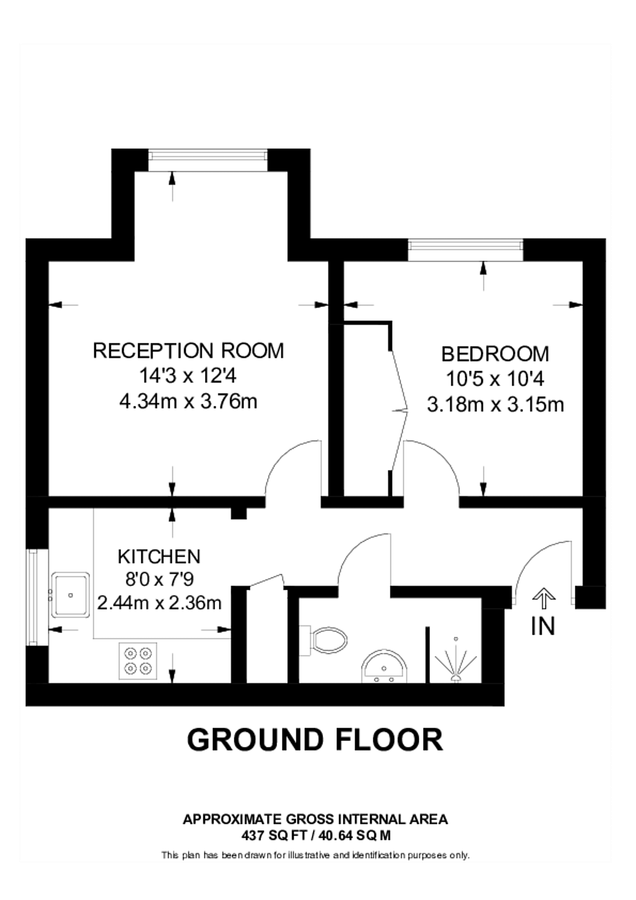 Квартира в Лондоне, Великобритания, 41 м² - фото 9