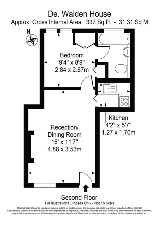 Квартира в Лондоне, Великобритания, 31 м² - фото 9