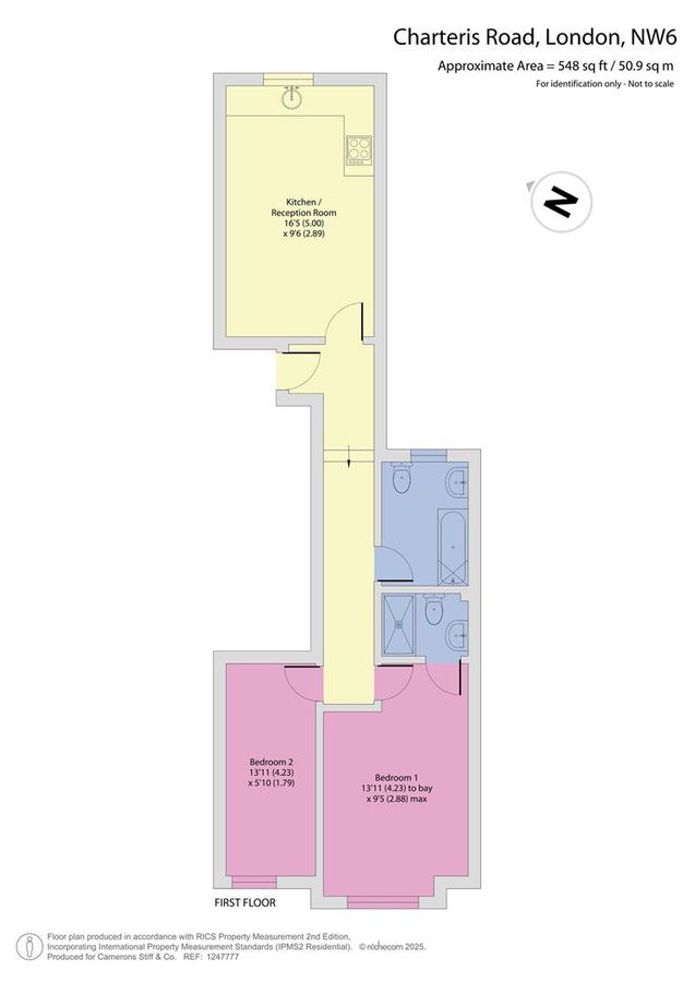 Квартира в Лондоне, Великобритания, 51 м² - фото 9