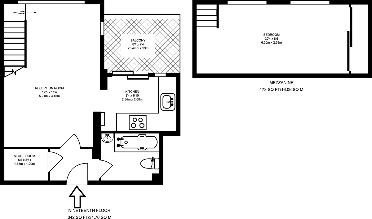 Квартира в Лондоне, Великобритания, 32 м² - фото 9