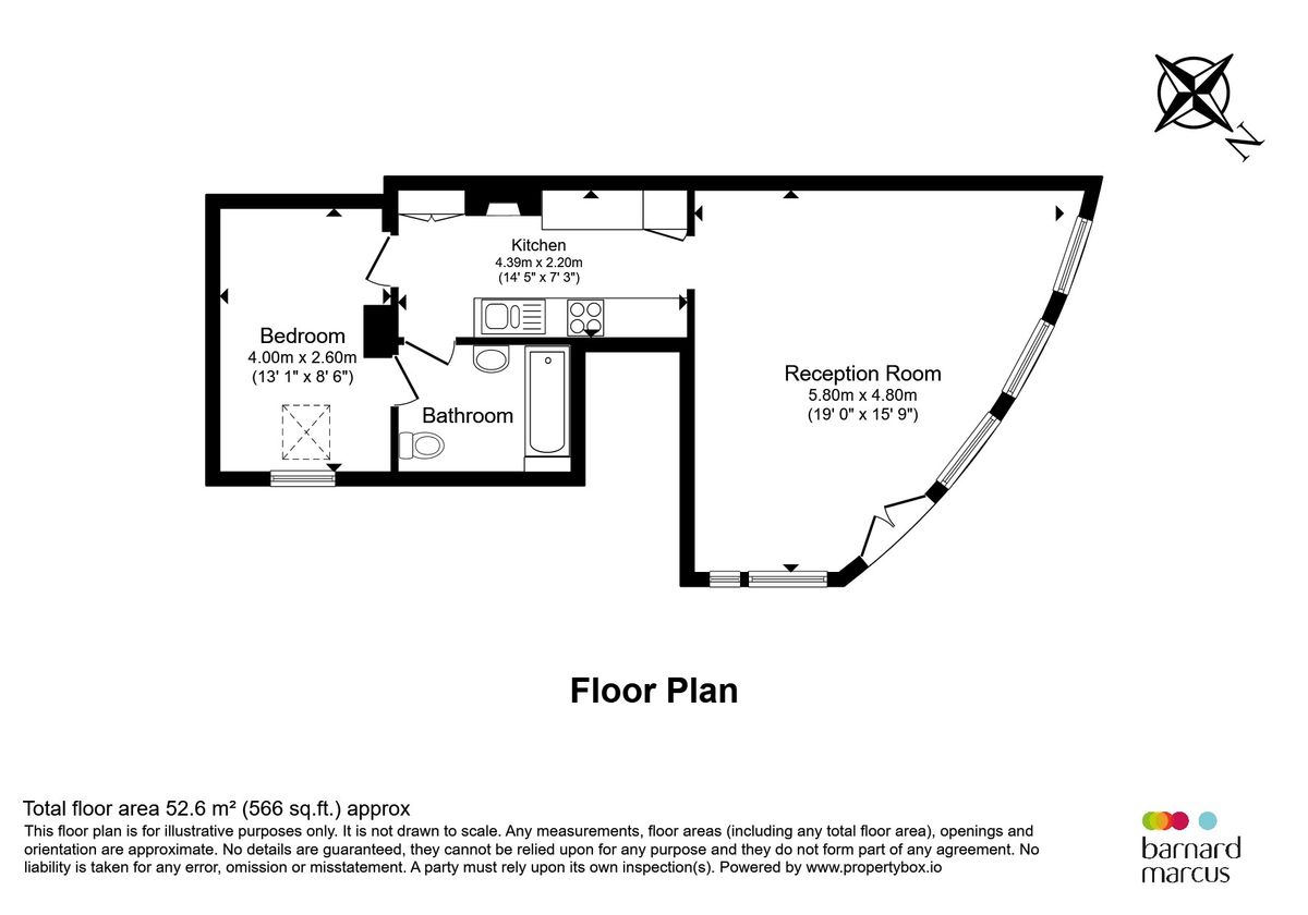 Квартира в Лондоне, Великобритания, 53 м² - фото 10