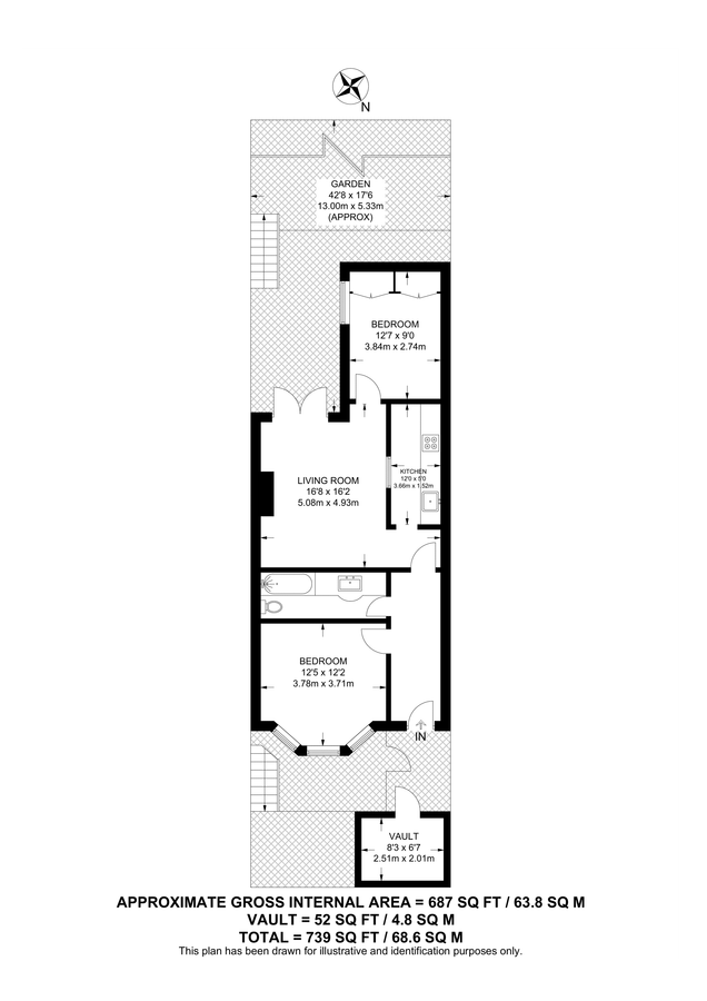 Квартира в Лондоне, Великобритания, 69 м² - фото 10