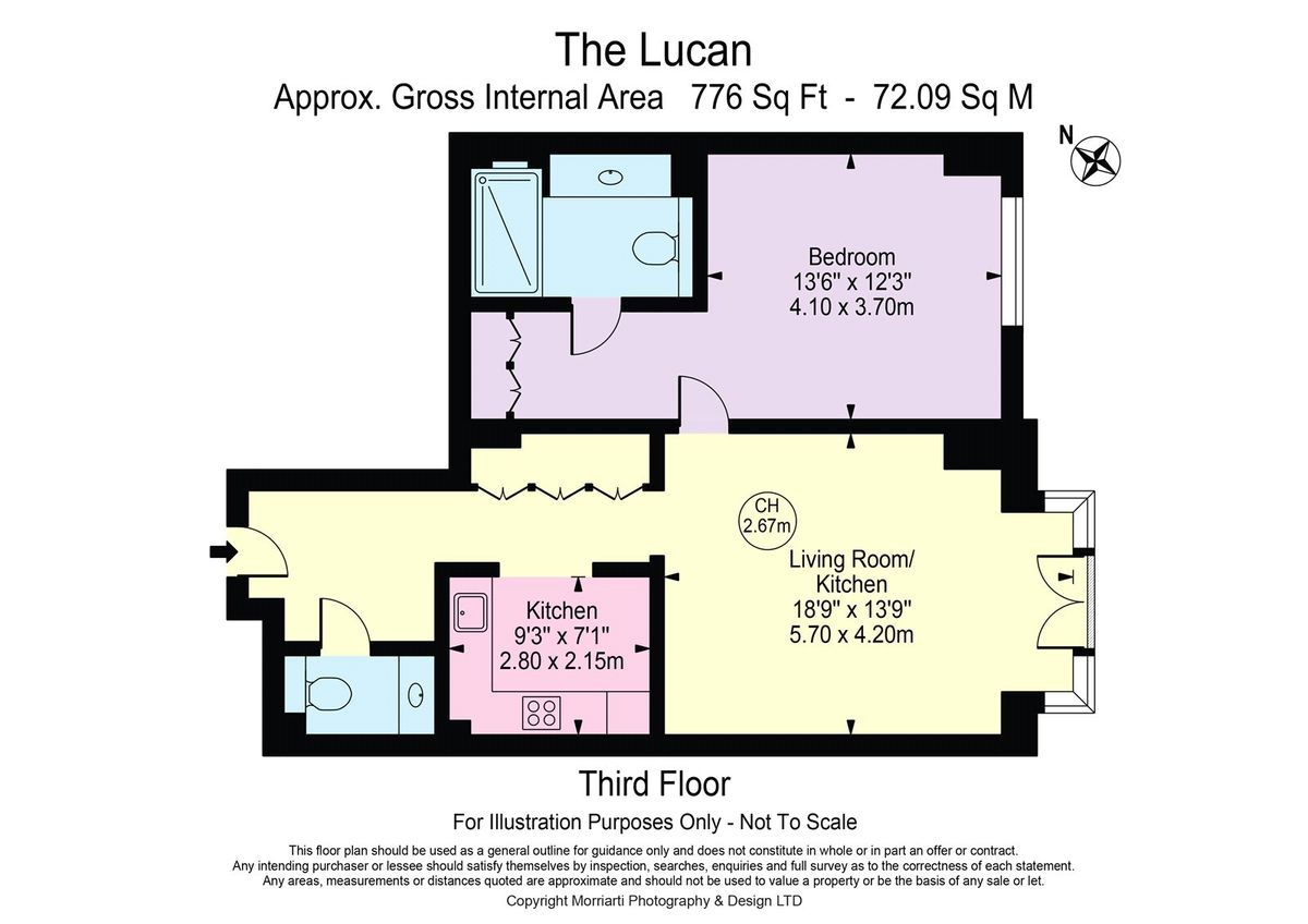 Квартира в Лондоне, Великобритания, 72 м² - фото 11