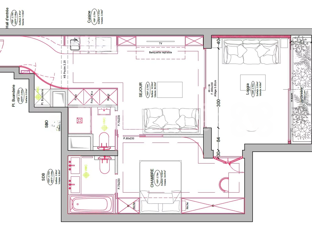 Квартира в Фонвьее, Монако, 62 м² - фото 11